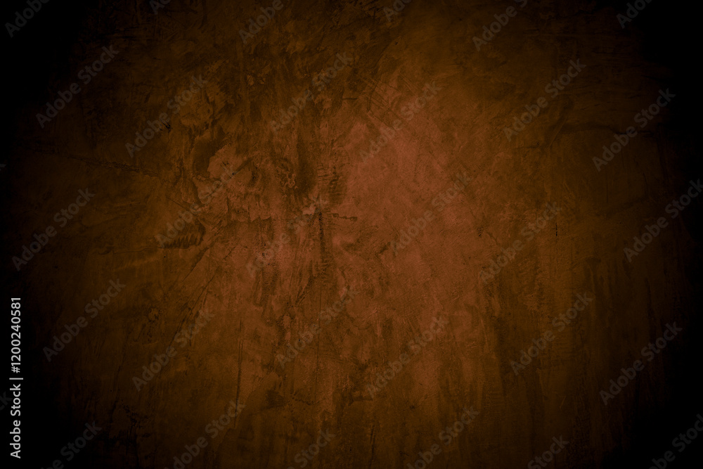 Aufkleber old wall texture cement dark black brown background abstract grey color design are light with white 