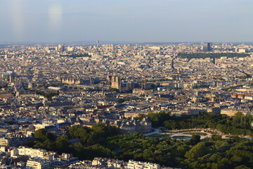 Fototapeta premium aerial view of the city