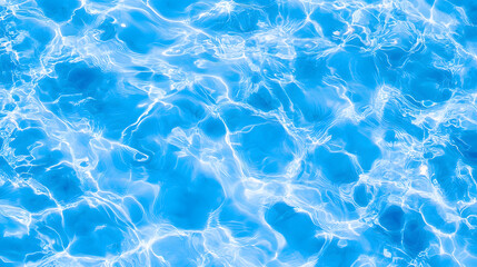 Ocean waves, ocean blue water landscape, aerial view