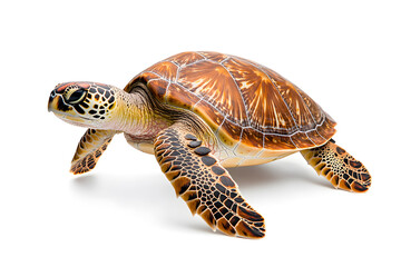 Fototapeta premium Turtle isolated on white background