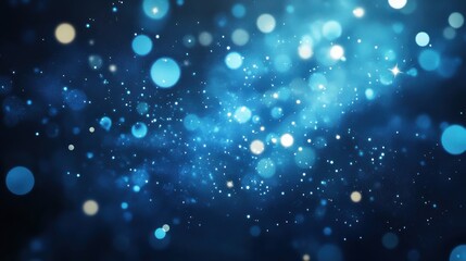 Abstract Blue Sparkle Background
