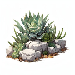 Succulent in Rocky Habitat