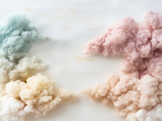 Pastel cloud texture with soft pink and blue tones for dreamy background theme