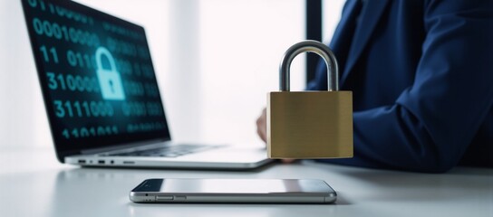 Ensure secure protection for users personal data through strong authentication methods and defend against digital crimes with focus on cybersecurity and protection from hackers secure authentication