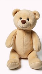 Soft bear toy shown on its own