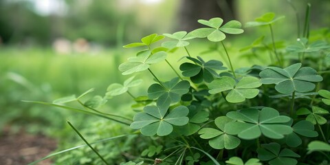 Clover Green Background 