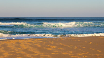 waves on the beach