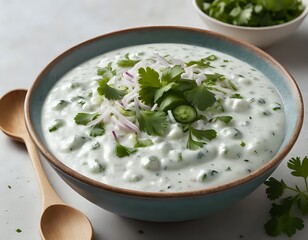 Refreshing Creamy Cucumber Raita: A Cool and Vibrant Culinary Delight