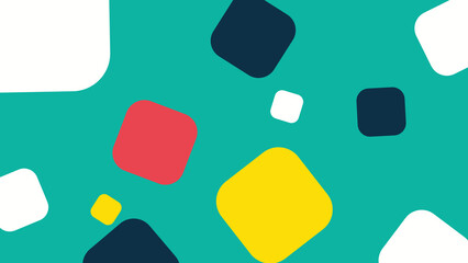 Seamless Multicolored Polka Dot Texture Background