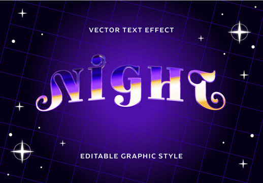 Gradient Glossy Text Effect