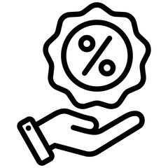 Obraz premium Benefit Outline Icon