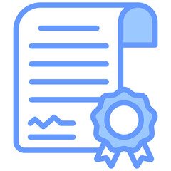 Underwriting Blue Icon