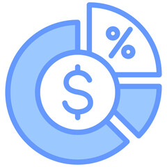 Funding Ratio Blue Icon