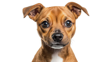 Obraz premium Puppy dog, isolated on transparent background