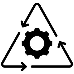 Reproducibility Glyph Icon