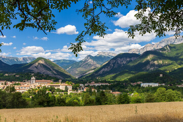 Die, in the Drôme department, southeastern France. The town offers traditional architecture with...