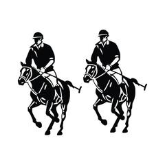 knight riding horse vector illustrator