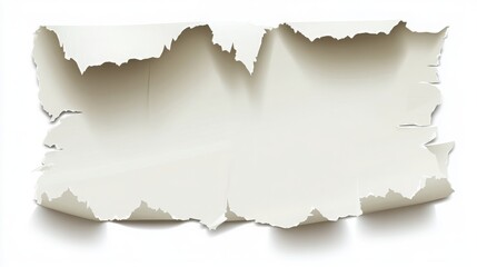 Fototapeta premium A realistic vector of torn paper with a cut effect, perfect for creative designs