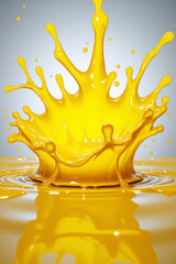 yellow splash
