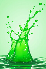 green splash