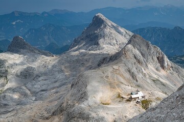 Slovenia mountains, the Julian Alps captured in August