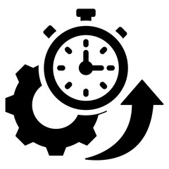 Efficiency Glyph Icon