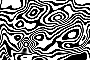 Abstract black doodles, curls, maze. Vector background. Eps 10