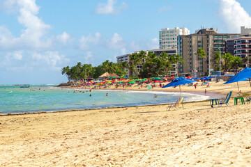 praia da Ponta Verde em Maceió Alagoas Brasil
