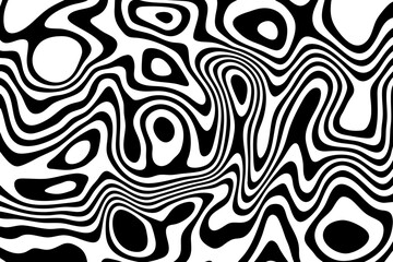 Adobe Illustrator ArBlack and white waves. Modern Vector Background. Stylish texture with wavy stripes lines. Eps 10t
