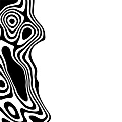 Monochrome abstract background. Black and white pattern. Halftone texture. Eps 10