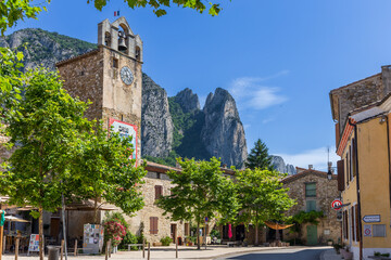 Saou, in the Drôme department, southeastern France, door of Provence. The town offers traditional...