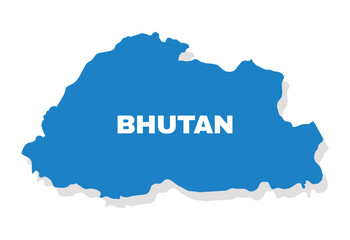 Vietnam simple flat vector illustration map