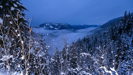 Snow, Mountain, Winter