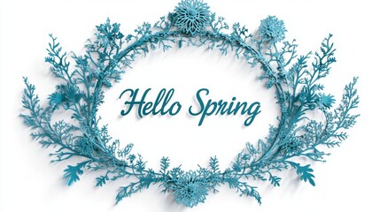 Modern Spring Sale Banner highlighted by a green leaf and vivid flowers. Excellent for use on greetings cards, flyers, web banners, invitations, posters, brochures, banners, calendars, and spring