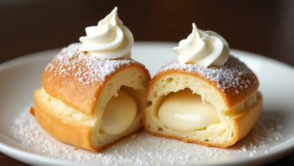 Fluffy Delight: The Cream Puff Experience