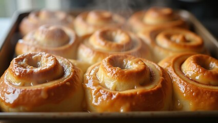 Cinnamon Swirls: A Warm, Glazed Delight
