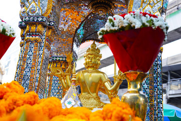 Erawan shrine Bangkok city, Thailand