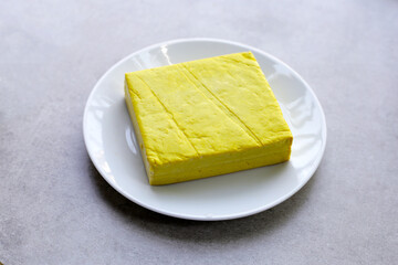 Soy tofu cubes, Tofu soy bean curd