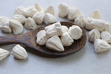 White clay filler, Soft-prepared chalk.  Thai tradition, Songkran festival