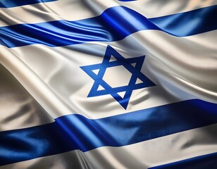 Vibrant Ireland flag waving with luxurious satin texture - Patriotic and cultural symbol