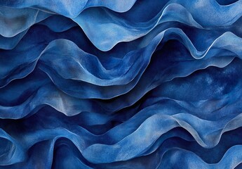 Obraz premium Abstract watercolor paint background dark blue gradient