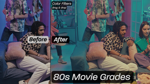 80s Movie Grades Color Filters 