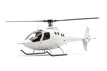 Modern Helicopter Soars Effortlessly Above