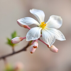 white orchid on green