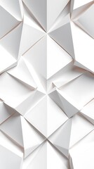 Geometric white patterns create a modern abstract design for interior decor