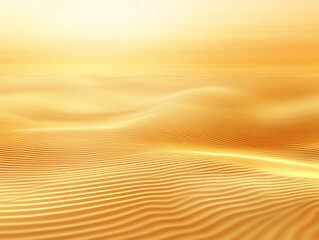 dynamic scene of golden sand dunes with soft ripples under a radiant sunset, highlighting the smooth texture and warm tones of the natural landscape. 