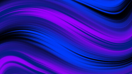 Abstract Background Of Blue Neon Glowing Light