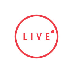 Live streaming logo icon