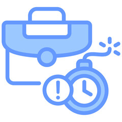 Deadline Blue Icon