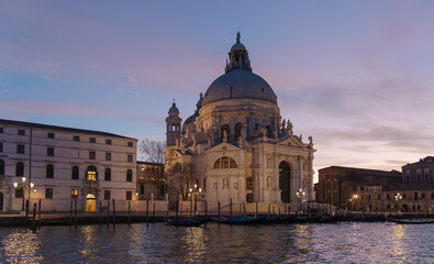 Evening at Basilica di Santa Maria della Salute